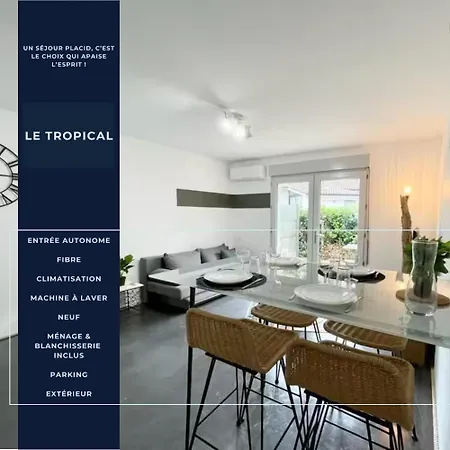 Le Tropical - Clim - Terrasse - Parking - Spacieux Mont-de-Marsan Extérieur photo